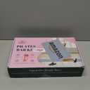 Pilates Bar Kit with Resistance Bands, Multifunctional Yoga Pilates Bar with Heavy-Duty Metal Adjustment Buckle, Portable Home Gym Pilates Resistance Bar Kit for Women Full Body Workouts (Pink)