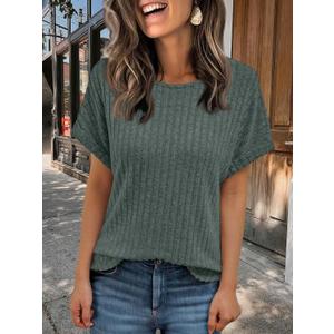 Womens Short Sleeve Tops Cap Sleeve Shirts Summer 2025 Dressy Tunic Casual Business Blouses Spring Beach Vacation Clothes (XX-Large, Green)