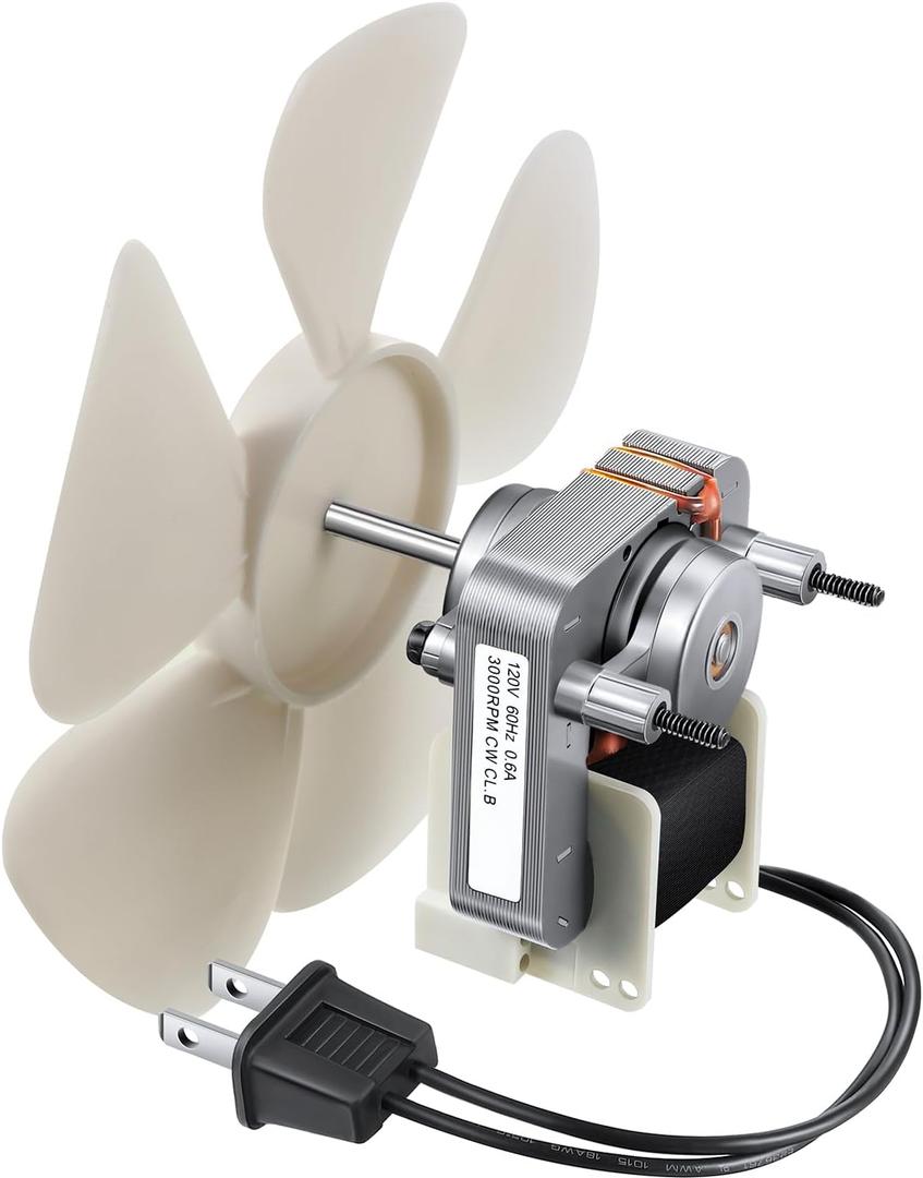 Frienda Universal Bathroom Vent Fan Motor Replacement Electric Motors Kit Compatible with Nutone Broan 50CFM 120V(3000 RPM 120V)