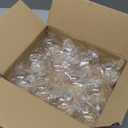 4E's Novelty Clear Plastic Ball Ornaments for Crafts Fillable - Pack of 12 Bulk, 80mm 3.15" Transparent Shatterproof Christmas Ornaments for DIY Crafts to Paint Or Fill