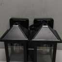 2 Pack Solar Wall Lanterns Outdoor with 3 Modes, Dusk to Dawn Motion Sensor LED Sconce Lights IP65 Waterproof, Exterior Front Porch Security Lamps Wall Mount Patio Fence Garage Decorative