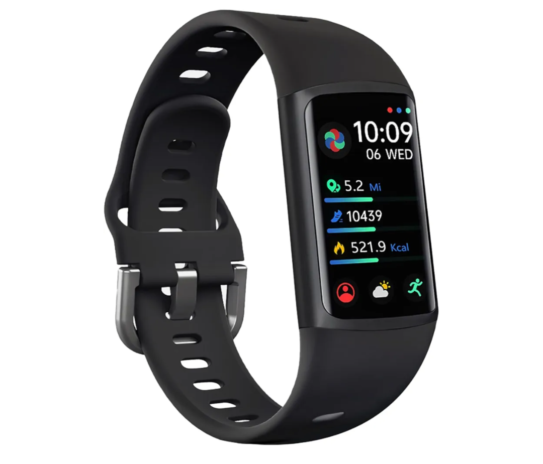 FITVII FINO 2 Slim Fitness Tracker, Smart Watch with Blood Oxygen, Sleep Monitor, 24/7 Heart Rate & Blood Pressure, IP68 Waterproof Health Activity Trackers with Calories Step Counter for Women Men