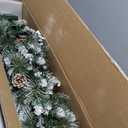 90 cm Künstlicher Weihnachtsbaum im Topf mit Beleuchtung & Beeren Kleiner Tannenbaum