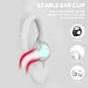 Monster Open Ear AC600 Headphones, Bluetooth 5.4 Wireless Earbuds with HiFi Stereo,Clip-On Earbuds with ENC Clear Call, 21H Playtime, Touch Control, IPX6 Waterproof Wireless Headphones for Workout