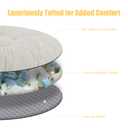 idee-home Round Chair Cushions Set of 4, Round Stool Seat Cushion 16 inch