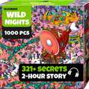 QUOKKA 1000 Piece Jigsaw Puzzle for Adults Desert Whirl  Puzzles for Adults 1000 Pieces Premium Box Packaging - Extra Fun with Hidden Secrets & Audio Story  Perfect Relaxation & Creativity & Gift