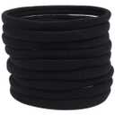 XIMA 40 Pack Black DIY Nylon Headbands, Baby And Newborn Ealstic Hair Bands for Baby Girls Hair Accessories(Black-40pcs)