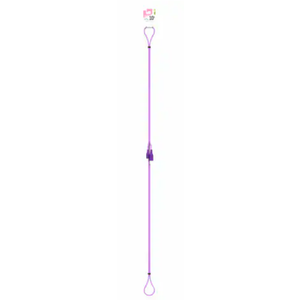 CellCandy -USB X 10 Ft Braided Cable - Purple