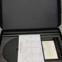 YUMORE Heavy Duty Toilet Paper Holder Stand, Extra-Weighted Base No Tipping, Stainless Steel Toilet Paper Stand, Free Standing Floor Tissue Roll Holder for Bathroom, Matte Black 200UP