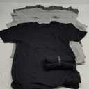 Gildan Men's Crew T-Shirts, Multipack, Style G1100 (Black/Sport Grey/Charcoal (5-pack)), Small