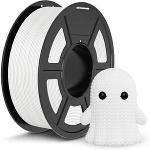 JAYO PLA 3D Printer Filament White, PLA Filament 1.75mm, 1.1KG Spool, Dimensional Accuracy +/- 0.02mm, Fit Most FDM Printer