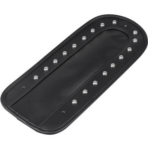 Studded Rivet Leather Rear Fender Bib Solo Seat for Harley FLSTC Softail Heritage Classic 2000-2017 FLSTN Softail Deluxe 2005-2011