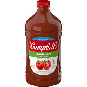 Campbell's Low Sodium 100% Tomato Juice, 64 fl oz Bottle (EXP 12/29/26)