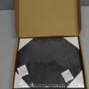 Yaetm 11x14 Double Floating Mat Picture Frame Set of 2, Display Picture 8x10 with Black Double Mat, Polished High Definition Real Glass, Wall Mounting Photo Frames, Black