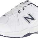 New Balance Men's 608 V5 Casual Comfort Cross Trainer (10, White/Navy)