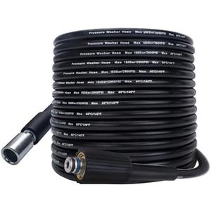 BEARFORCE High Pressure Washer Hose 32ft * 2600psi，Replacement High Pressure Hose, Compatible with Some of old Portland Pulsar Husky TaskForce Powerwasher TaskMaster Electric Pressure Washers
