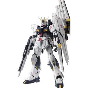 Bandai 5055454 Rx-93 Nu Gundam (Ver. Ka) MG Model Kit, from Char'S Counterattack,White/Black, Small