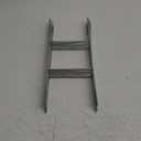 Zonon 12 Pcs H Stakes for Yard Signs 16.5'' x 7'' Heavy Duty Metal H Frame Wire Stakes Weatherproof Metal Holder for 4mm 5mm Corrugated Signs Guidepost Yard Christmas Decoration