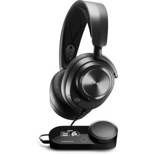 SteelSeries Arctis Nova ProMulti-System Gaming Headset - Premium Hi-Fi Drivers - Hi-Res Audio - 360 Spatial Audio - GameDAC Gen 2 - ESS Sabre Quad-DAC - Stealth Retractable Mic - PC, PS5, PS4, Switch