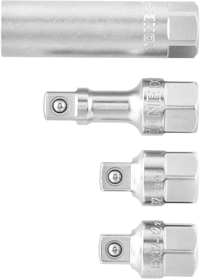 TONE Plug Socket Set PG86S 3/8" Inch Drive 14mm 4-Piece