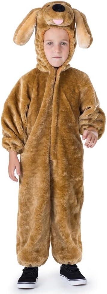 Dress Up America Puppy Costume For Kids  Labrador Or Golden Retriever Dog Dress-Up For Boys And Girls (Medium)