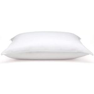 DOWNLITE Flat & Soft Down Pillow – Hypoallergenic Premium Down (Not Feathers) – Standard Size, 20 x 26