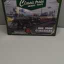 Electric Train Sets Remote Control for Kids Metal Alloy Christmas Train Toys Steam Locomotive Glowing Passenger Carriages Luxury Tracks Light & Sounds Rechargeable Birthday Gifts for Boys Girls Green