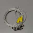 Petest Reflective Tie Out Cable with Crimp Cover for Large Dogs Up to 90 Pounds, 40 Feet