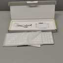 seenda Bluetooth Keyboard and Mouse Combo for Mac, SKM64-2 Rechargeable Slim Wireless Keyboard Mouse Compact, 3 Multi-Device Connection, Compatible for Mac, MacBook Pro/Air, iPad, iPhone, White Silver