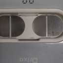 Drixo Ultrasonic Retainer Cleaner Machine, IPX6 Waterproof Dental Cleaning Pod, 3 Modes Denture Cleaner for Night Guard Mouth Guard Braces, 45kHz Denture Dome with UV Light, 200ML Tank, Arctic White