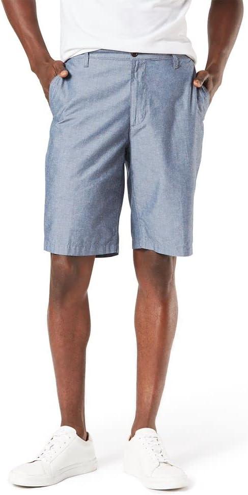 Dockers Men's Perfect Short Classic Fit 10.5" (38, Chambray)