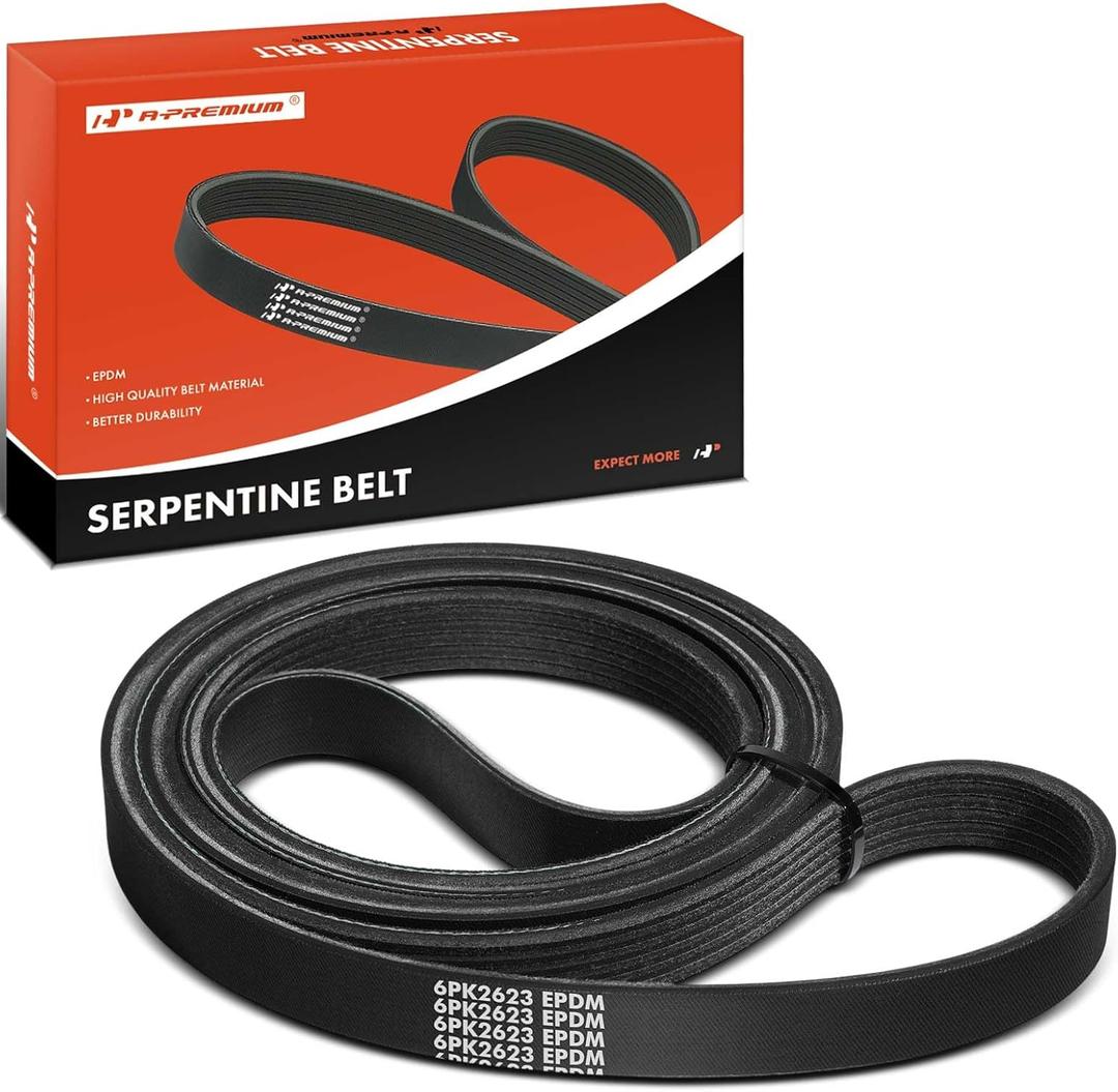 A-Premium Engine Serpentine Drive Belt Compatible with Mitsubishi Outlander 2013, Lancer 2008-2011 2013-2017 & Chevrolet P30 & Dodge Dakota & GMC P3500 & AM General Hummer - 2.0L 2.4L 5.2L 6.5L A-Premium Engine Serpentine Drive Belt Compatible with Mitsubishi Outlander 2013, Lancer 2008-2011 2013-2017 & Chevrolet P30 & Dodge Dakota & GMC P3500 & AM General Hummer - 2.0L 2.4L 5.2L 6.5L