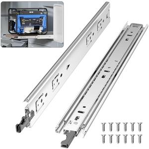 PHWALK 1 Pair 22 Inch 150 Lb Heavy Duty Drawer Slides with Lock Full Extension Ball Bearing Cabinet Telescoping Sliding Rails Tool Box Runners Tracks Glides Side Mount pack of 2 PHWALK 1 Pair 22 Inch 150 Lb Heavy Duty Drawer Slides with Lock Full Extension Ball Bearing Cabinet Telescoping Sliding Rails Tool Box Runners Tracks Glides Side Mount pack of 2