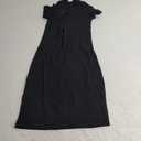 Women's Summer Bodycon Dress Short Sleeve Scoop Neck Sexy Casual Stretchy T Shirt Mini Dresses (A01 Short Sleeve Black - Small)