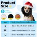 Dog Costume Lion Mane Funny Reindeer Moose Dog Costume for Halloween & Christmas Photoshoot Entertainment (White) Size S