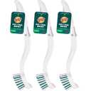 Scotch-Brite Pot Pan & Dish Brush, 3 Cleaning Brushes for Kitchen and Bathroom, Safe on Cookware, Stainless Steel, Outdoor Furniture, Showers & Sinks, Clean in Top Rack of Your Dishwasher