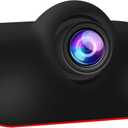 PARKVISION Mini Car Side View Camera/Rear View Camera/Front View Camera with Rotatable Lens,Paste Installation,Upside Down Flip Image Function Without Guideline