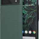 Crave for Google Pixel 6a Case, Shockproof Protection Dual Layer Case for Google Pixel 6a (6.1 inch) - Forest Green