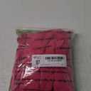 Women's Sheer Mesh Maxi Skirt, Long Flowy Pleated Swim Cover Up, for Festival Rave Outfits (Large, Hot Pink)