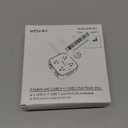 6 Ft Surge Protector Power Strip - 8 Widely Outlets with 4 USB Ports, 3 Side Outlet Extender with 6 Feet Extension Cord, Flat Plug, Wall Mount, Desk USB Charging Station, ETL,White