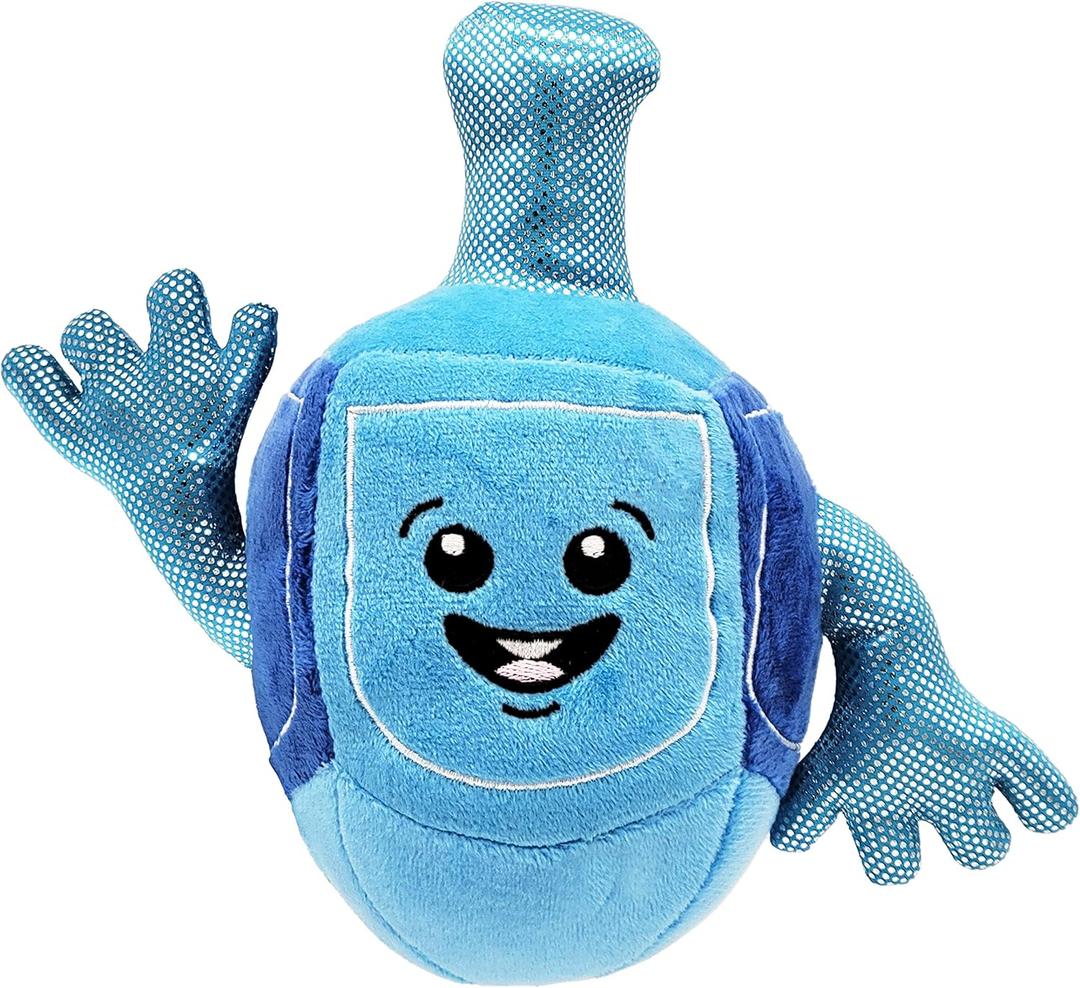 Kids Hanukkah Musical Plush Dreidel Plays 2 Hanukkah Songs Driedel Stuffed Plushy Melodic Drydel Chanukah Spinning Top Toy Childrens Hanukah Gift My First Hanukkah Dreidel for Toddlers