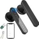 Door Knob,Fingerprint Door Lock for Bedrooms,Smart Door Knob,Keyless Entry Door Lock with APP