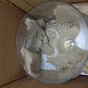 Creative Co-Op Sophisticated Glass Cloche with Metal Tray, Clear and Copper