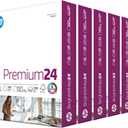 HP Papers | 8.5 x 11 Paper | Premium 24 lb | 10 Ream Case - 5000 Sheets | 100 Bright | Made in USA - FSC Certified | 112400C