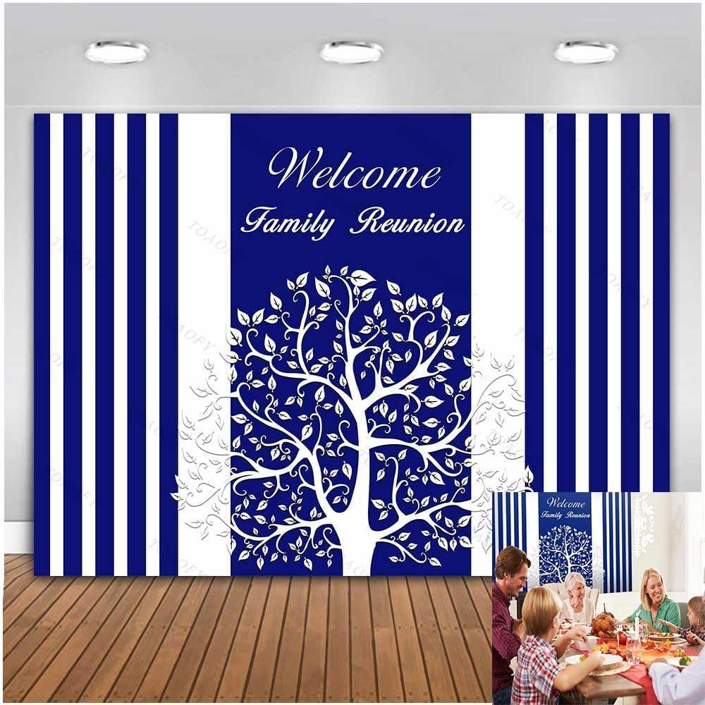 8x6ft Welcome Family Reunion Backdrop for Photography Our Family Themes Moving Reunion Background for Studio Photography Props TAY1248