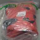 GVDV Rolling Christmas Tree Storage Bag Fits 7.5 Ft Artificial Trees, 600D Oxford Waterproof Heavy Duty Canvas, Large Holiday Xmas Box Container with Wheels, Reinforced Handles & ID Slot, Red