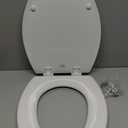 Bemis 1500EC 390 Lift-Off Wood Elongated Toilet Seat, Cotton White (Pack of 1)