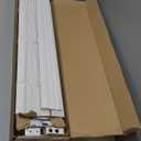 US Window And Floor 2" Faux Wood 31.5" W x 60" H, Inside Mount Cordless Blinds, 31.5 x 60, White