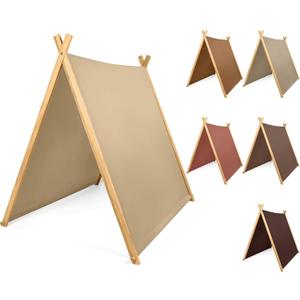 6 Pack Teepee Tents Bulk, Sleepover Play Tents Washable Foldable Teepee Shelter for Indoor Outdoor Slumber Pajama Party(Boho)