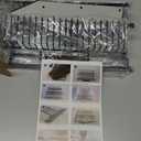 Baffect 3 Tiers Pull Down Spice Rack, Pull Out Spice Organizer for Inside Cabinets, Drop Down Spice Shelf with Spring Buffer Device for Kitchen Upper Cabinet, Black